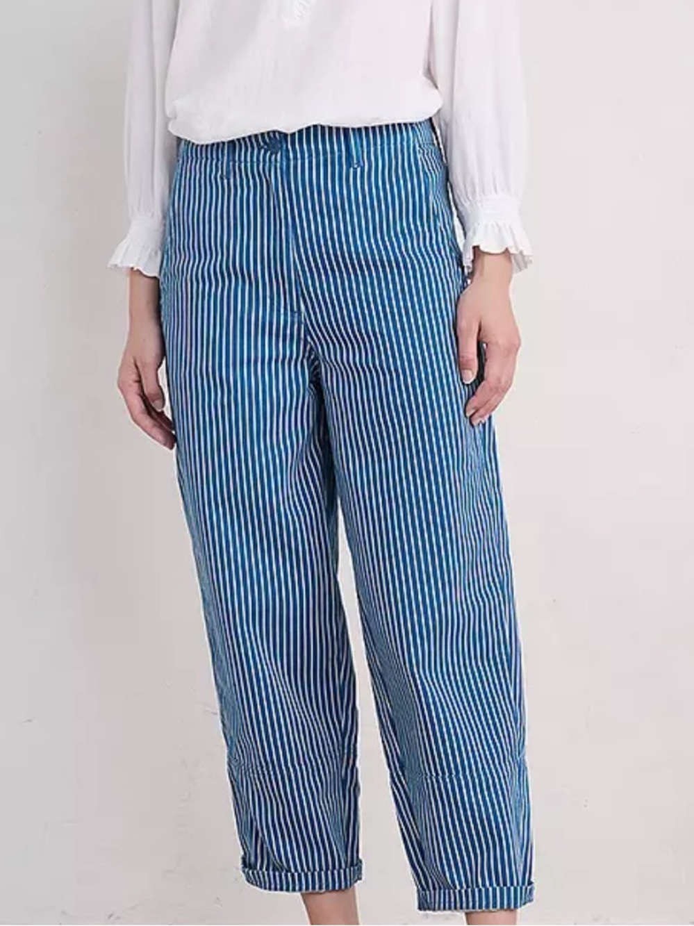 Free People Seasalt Cornwall Painted Forms Trousers pants Size 8